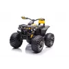 QLS-3288 elektrische berijdbare quad met rugleuning, LED-verlichting, MP3, geel
