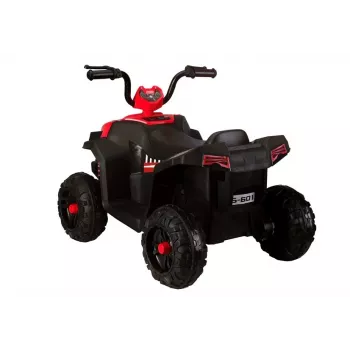 QUAD LOCK Quad Accu S601 terreinvoertuig voor kinderen met LED-verlichting Rood