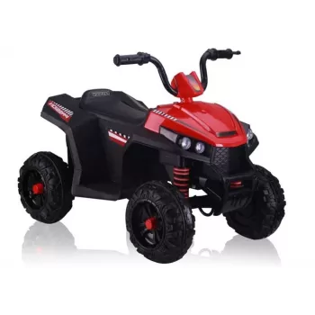 QUAD LOCK Quad Accu S601 terreinvoertuig voor kinderen met LED-verlichting Rood