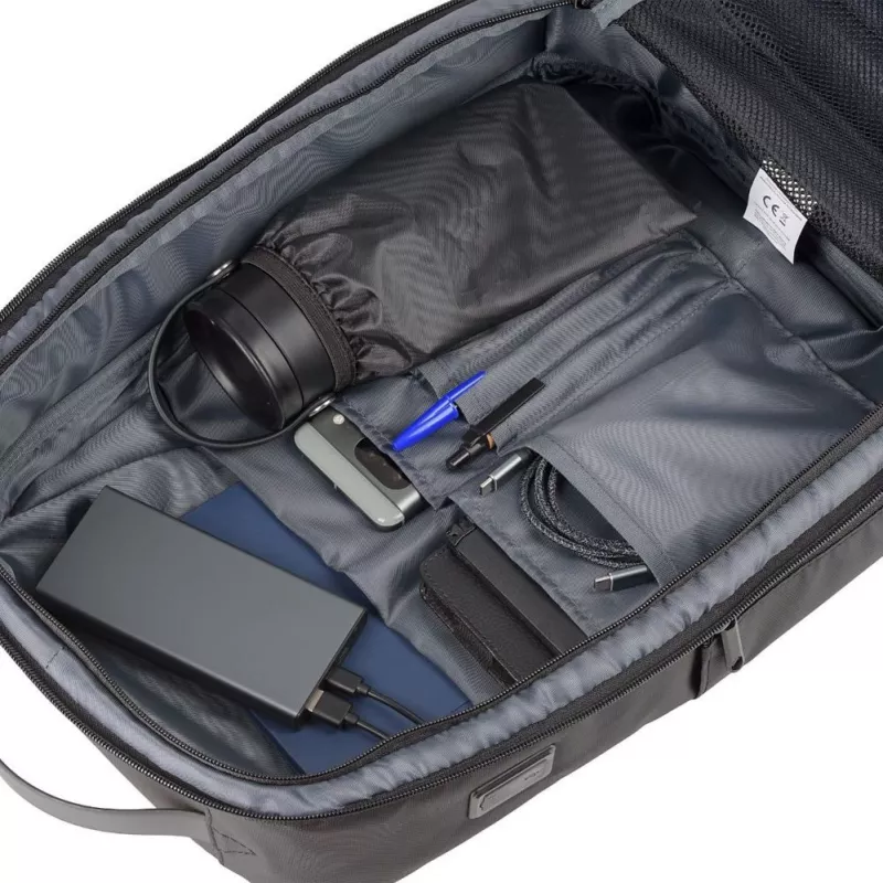 QUALO laptop rugzak Ultimate Line USB-C 15,6 zwart