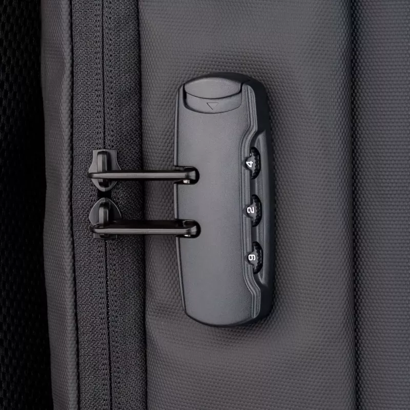 QUALO laptop rugzak Ultimate Line USB-C 15,6 zwart