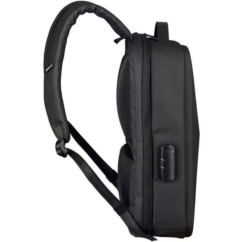 QUALO laptop rugzak Ultimate Line USB-C 15,6 zwart