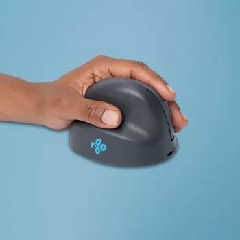 R-Go HE Basic ergonomische muis, medium, voor linkshandigen, draadloos Bluetooth