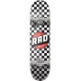 RAD Checker Stripe Complete skateboard 7.75 wit