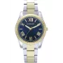 RADIANT herenhorloge RA582205 37 mm RVS quartz analoog zwarte wijzerplaat zilveren band