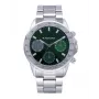 RADIANT herenhorloge RA604703 - 45mm RVS quartz analoog met zwarte wijzerplaat en zilveren band