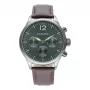RADIANT herenhorloge RA641702 43mm analoog quartz zwarte wijzerplaat lederen band