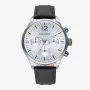 RADIANT herenhorloge RA641703 (43mm) – analoog quartz met zwarte leren band