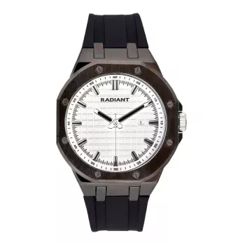 RADIANT herenhorloge RA652201 44mm edelstaal blauwe wijzerplaat