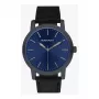 RADIANT RA656701 heren analoog quartzhorloge 44mm RVS blauwe wijzerplaat