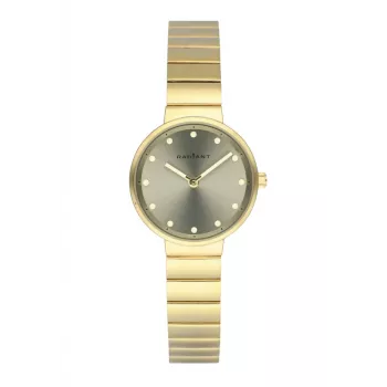 RADIANT dameshorloge RA521203 (28 mm) - roestvrijstalen mesh-band, witte wijzerplaat