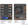 RAIDON GR5640-SBA31 4-bay SATA HDD/SSD behuizing USB 3.1 Gen 2 eSATA hardware RAID