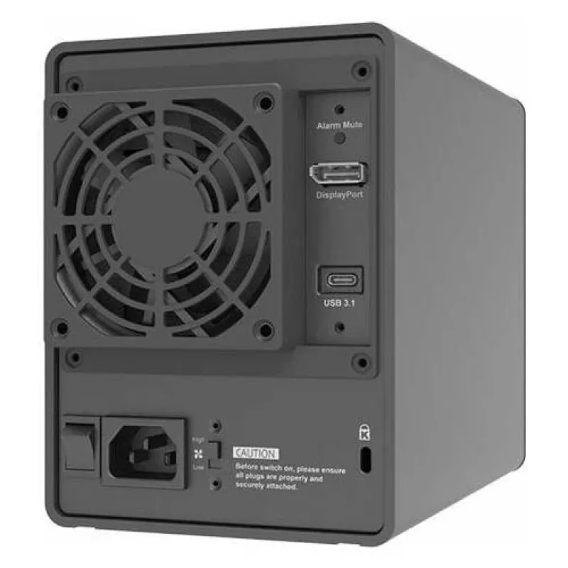 RAIDON GR5640-SBA31 4-bay SATA HDD/SSD behuizing USB 3.1 Gen 2 eSATA hardware RAID