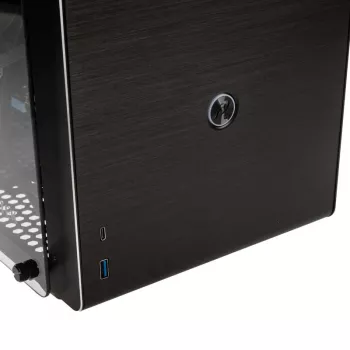 Raijintek Ophion M Evo TGS Micro-ATX-behuizing, tempered glass - zwart