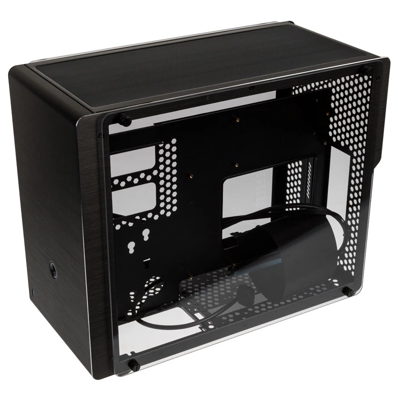 Raijintek Ophion M Evo TGS Micro-ATX-behuizing, tempered glass - zwart
