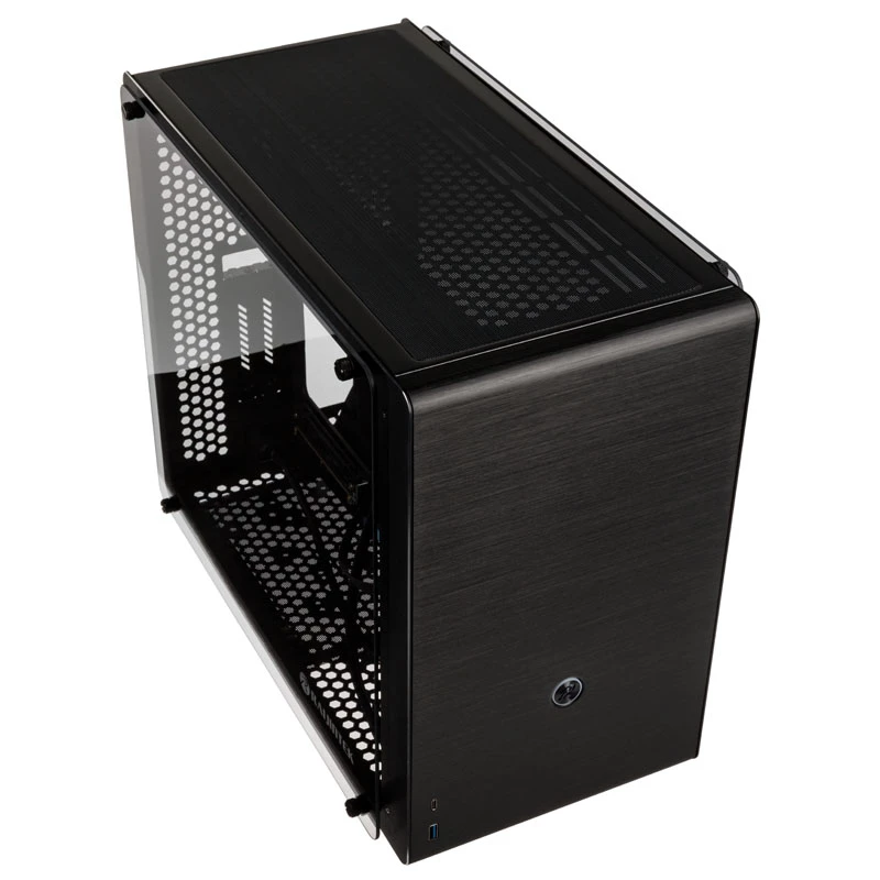 Raijintek Ophion M Evo TGS Micro-ATX-behuizing, tempered glass - zwart