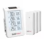 RAINPOINT BALDRTHERM B0598 3-kanaals thermo-hygrometer met automatische achtergrondverlichting