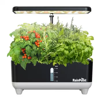 RainPoint hydroponische kweekset Z238 - 12 plantencapsules, volledig spectrum LED, slimme app-bediening