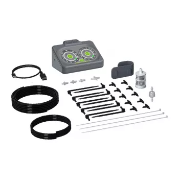 RainPoint IK149 irrigatieset voor potplanten - automatisch druppelirrigatiesysteem voor 10 potten, USB-/batterijvoeding, LCD-display