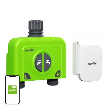 RainPoint WiFi 2-zone irrigatieregeling met gateway