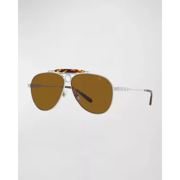 RALPH LAUREN MAN RL70789001336 zonnebril mat zwart grijs verloop 61/18/137 mm