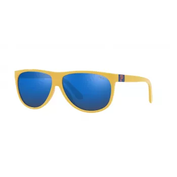 Ralph Lauren PH4174-596155 heren zonnebril Havana propionaat rechthoek 60/12/140 mm