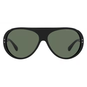 RALPH LAUREN RL8194-500171 zonnebril heren zwart acetaat grijs polycarbonaat 60/13/135 mm