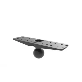 RAM Mounts D-Size basisplaat 11 x 3 inch met 2,25-inch kogel - zwart (RAM-D-111BU)