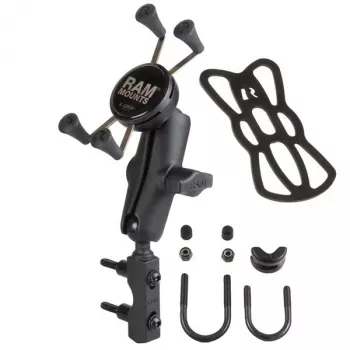 RAM MOUNTS motorfiets stuur X-Grip telefoonhouder met U-beugel basis (RAM-B-174-UN7)
