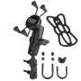 RAM MOUNTS motorfiets stuur X-Grip telefoonhouder met U-beugel basis (RAM-B-174-UN7)