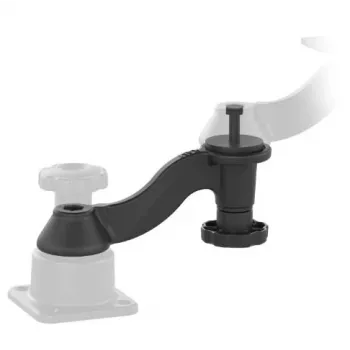 RAM Mounts RAM-109-1AU enkele zwenkarm-verlenging voor RAM Tele-Pole-systemen, 10 inch, zwart, onverpakt