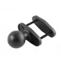 RAM Mounts RAM 2,5 inch maximale klembekopening met D-formaat 2,25 inch bal (RAM-D-247U-25)
