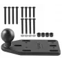 RAM MOUNTS RAM-B-346U reservoir cover side ball mount voor motorfietsen en ATV's
