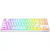 Rampage Ghost TKL mechanisch toetsenbord Huano Red Switch wit