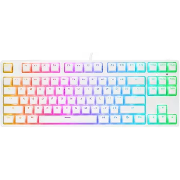 Rampage Ghost TKL mechanisch toetsenbord Huano Red Switch wit