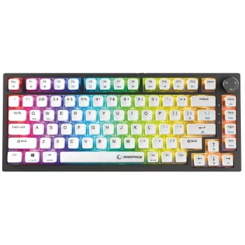 Rampage Zenith Pro 8000Hz Bekabeld gaming-toetsenbord, Hall-effect, RGB, Gateron KS-20, Zwart