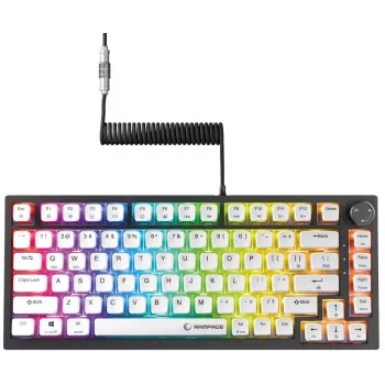 Rampage Zenith Pro 8000Hz Bekabeld gaming-toetsenbord, Hall-effect, RGB, Gateron KS-20, Zwart