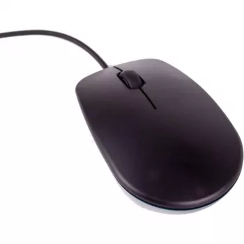 Raspberry Pi Officiële muis (Zwart/Grijs) - Ambidextreuze bedrade optische USB-muis, 1000 DPI, 3 knoppen, scrollwiel, Plug & Play voor Raspberry Pi, pc, Mac