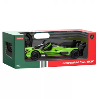 Rastar Lamborghini SC63 radiografisch bestuurbare RC raceauto groen 1:14
