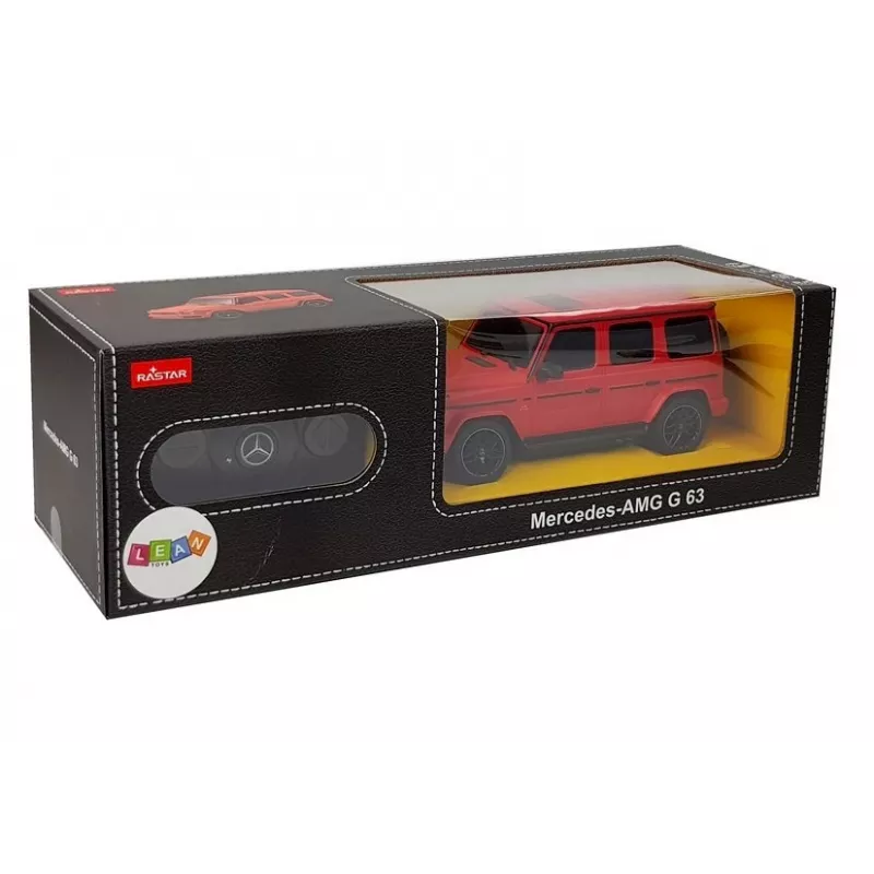 RASTAR Mercedes AMG G63 afstandsbediening auto RC rood 1:24