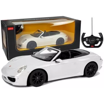 RASTAR Op afstand bestuurbare auto Porsche 911 Carrera S wit 1:12