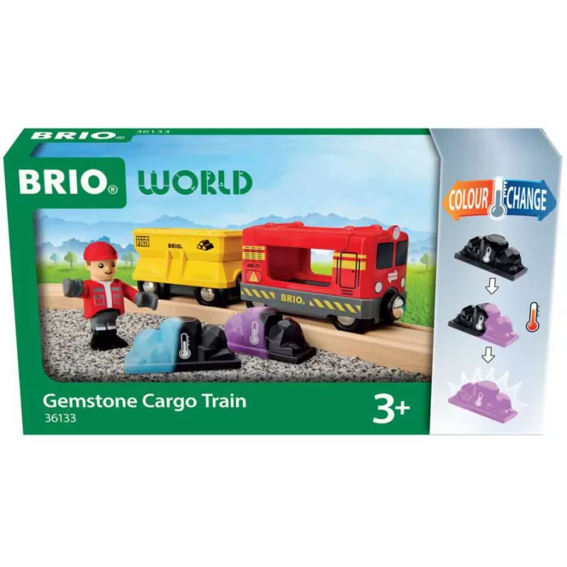 RAVENSBURGER BRIO World goederentrein met kleurwisselwagon