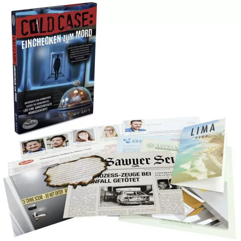 RAVENSBURGER Cold Case: Inchecken voor de Moord Coöperatief Detectivespel
