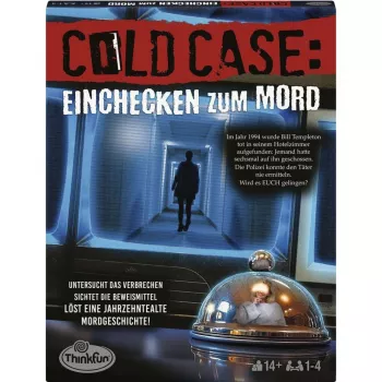RAVENSBURGER Cold Case: Inchecken voor de Moord Coöperatief Detectivespel
