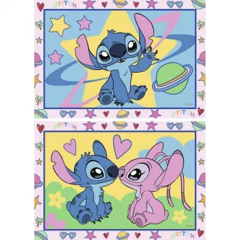 RAVENSBURGER CreArt Junior - Stitch & Angel Schilderen op Nummer Set