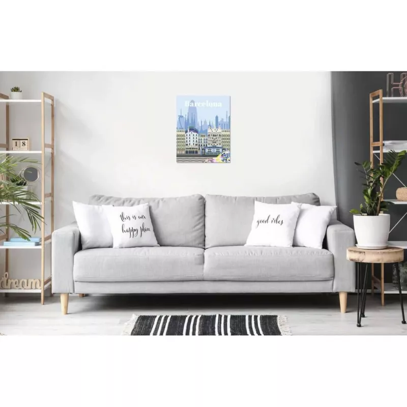 RAVENSBURGER CreArt schilderen op nummer set - kleurrijk Barcelona