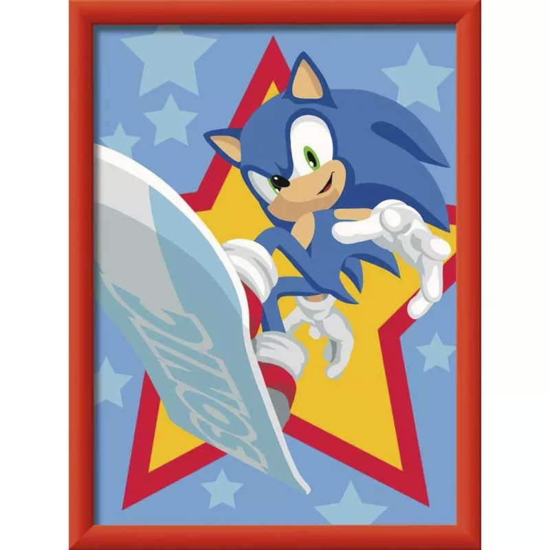 Ravensburger CreArt - Razende Sonic schilderen op nummer set