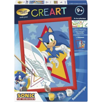 Ravensburger CreArt - Razende Sonic schilderen op nummer set