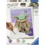 Ravensburger CreArt Star Wars - mediterende Grogu schilderen op nummer set