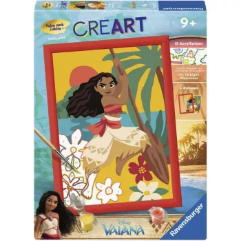 Ravensburger CreArt - Vaianas avontuur schilderen op nummer set